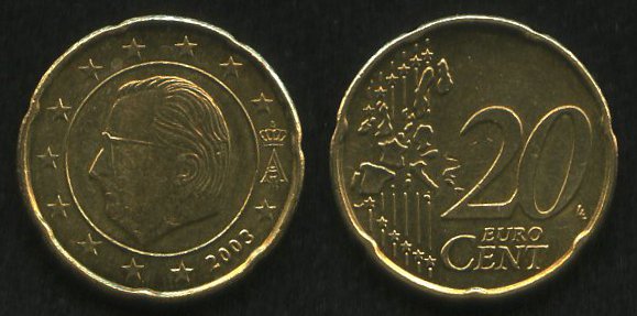 20 евроцентов<br> 2003 год<br> Евросоюз